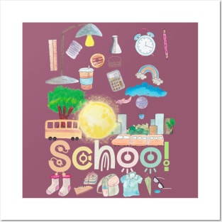 Back to school Posters and Art